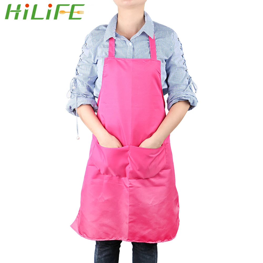 Кухонный Фартук HILIFE принадлежности для уборки дома ресторана Однотонный сарафан