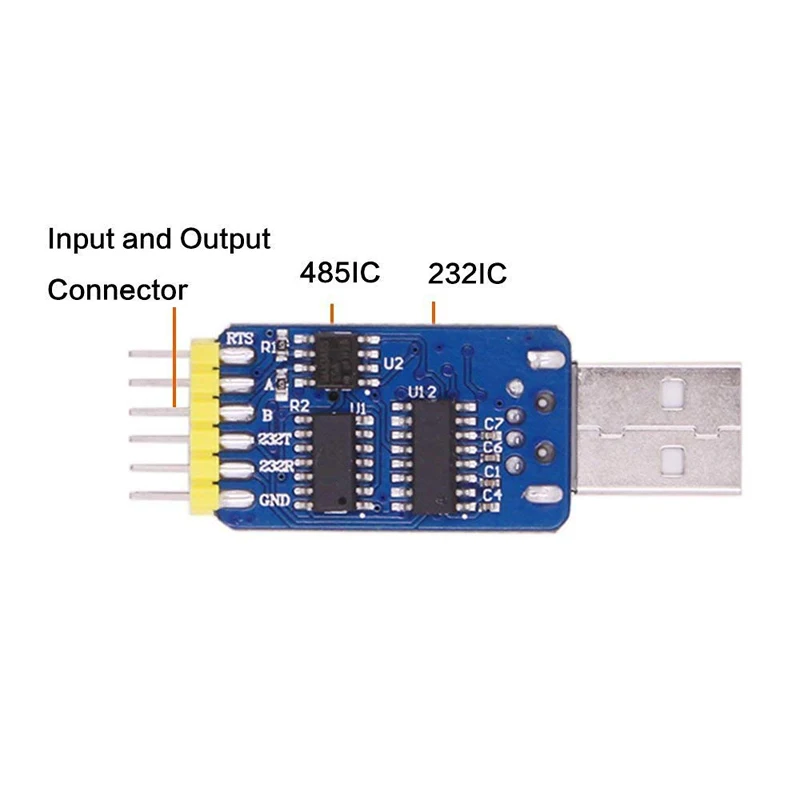 Преобразователь USB в UART преобразователь TTL RS485 RS232 на 3 В 5 выход 6 1 последовательный