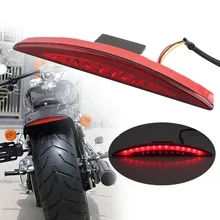 Задний красный наконечник крыла тормозной задний фонарь светодиодный подходит для ограничитель Harley FXSB 2013 17 14-16