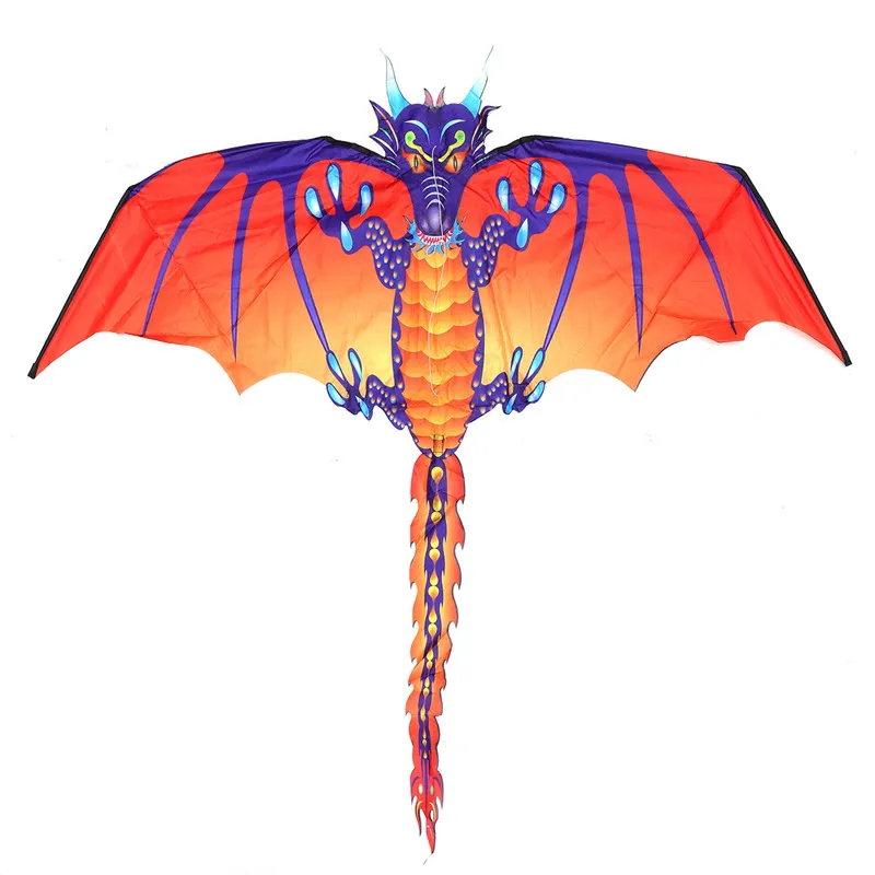 

3D Dinosaur Dragon Kite Single Line With Tail Kites Outdoor Fun Toy Kite Family Outdoor Sports Children Kids 145x150cm