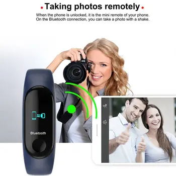 

Smart Band Watch Bracelet Wristband Fitness Tracker Blood Pressure Heart Rate
