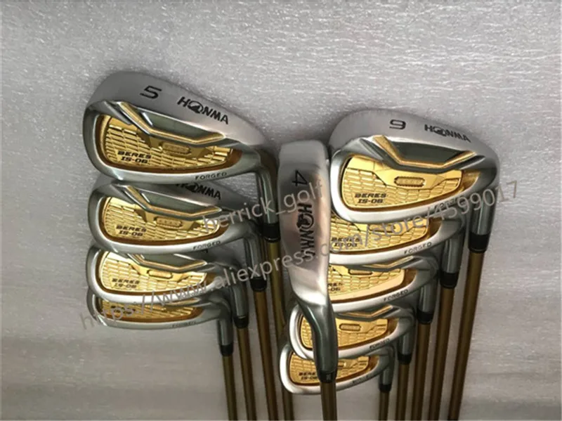 Golf Clubs honma s-06 4 star GOLF irons clubs set 4-11Sw.Aw Golf iron club Graphite Golf shaft R or S flex
