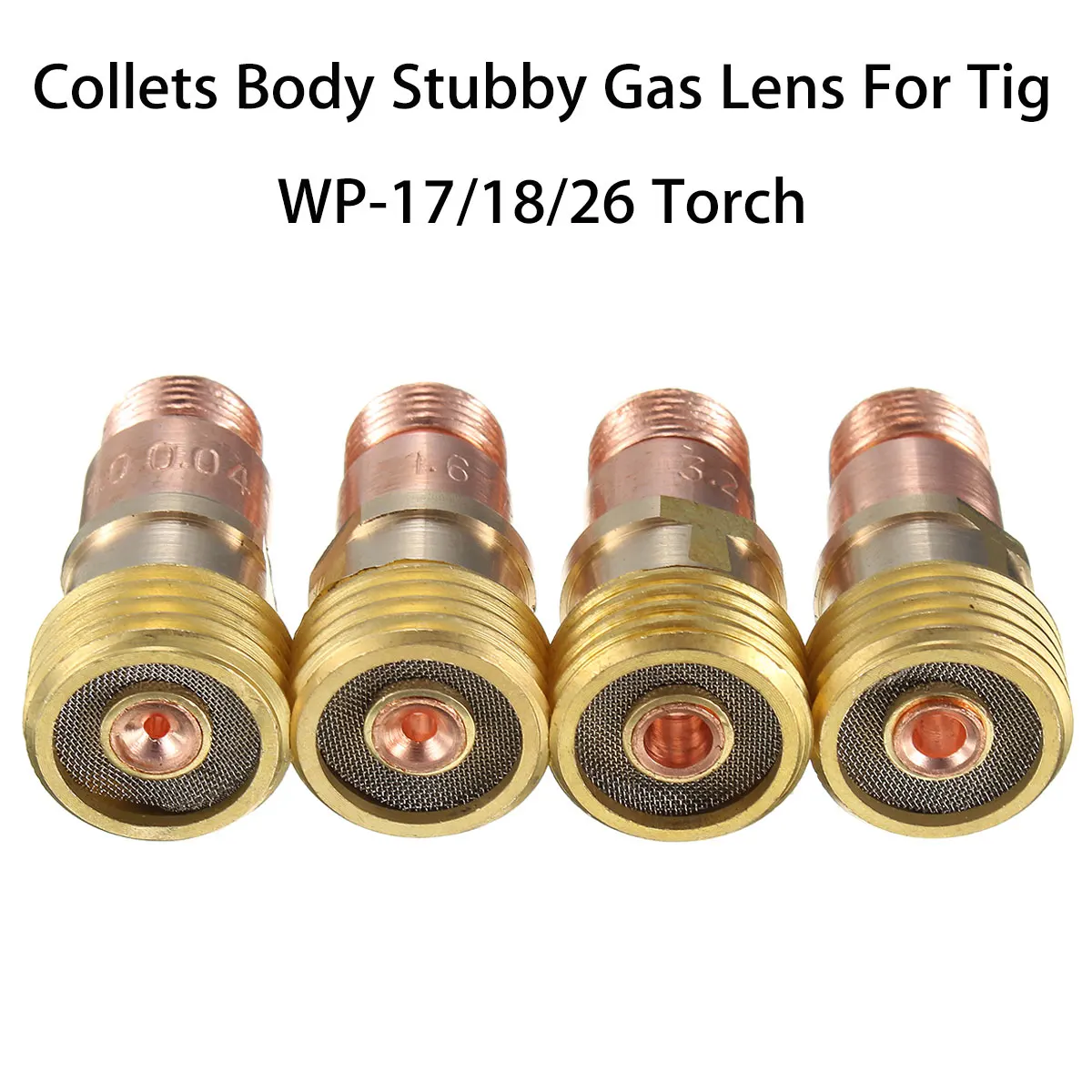 9pcs//Kit WP-17//18//26 TIG Welding Torch Stubby Collets Gas Lens Insulator O-rings