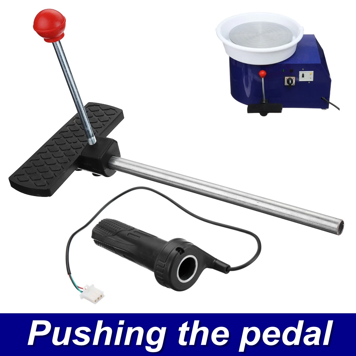 

Pottery Wheel Ceramic Machine Foot Pedal Work Clay Art Craft Tool Parts Fittings
