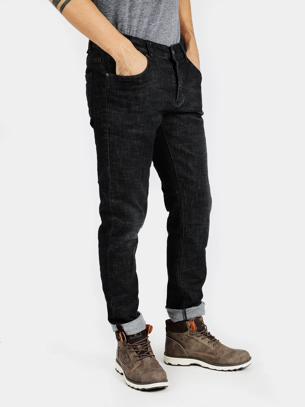 Jeans 5 pockets Black-in Jeans from Men's Clothing on Aliexpress.com | Alibaba Group