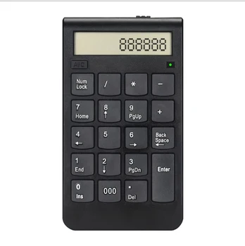 

Display Digital Keyboard 2.4G Wireless Charging Digital Keyboard Portable rechargeable LCD keypad