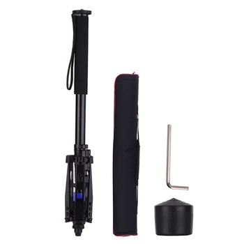 

Aluminum Alloy Monopod with Unipod Holder 1/4 3/8 In Screw Mounts for DSLR ILDC Camera Camcorder DV 4-Sections Up to 67 Inch