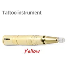Полный набор Профессиональный перманентное косметическое устройство тату-пистолет роторный электрический карандаш для бровей и губ маленькая игла для тела