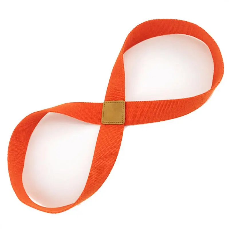 Women Yoga Stretch Strap Belt 8-shaped Yoga Pull Up Belt Rope for Wrist Waist Leg Training Gym Accessories  Equipment 20p