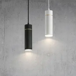 Nordic современный светодиодный Кулон лампы в форме цилиндра Модель Утюг подвесной светильник Ночной детская комната Светильник для