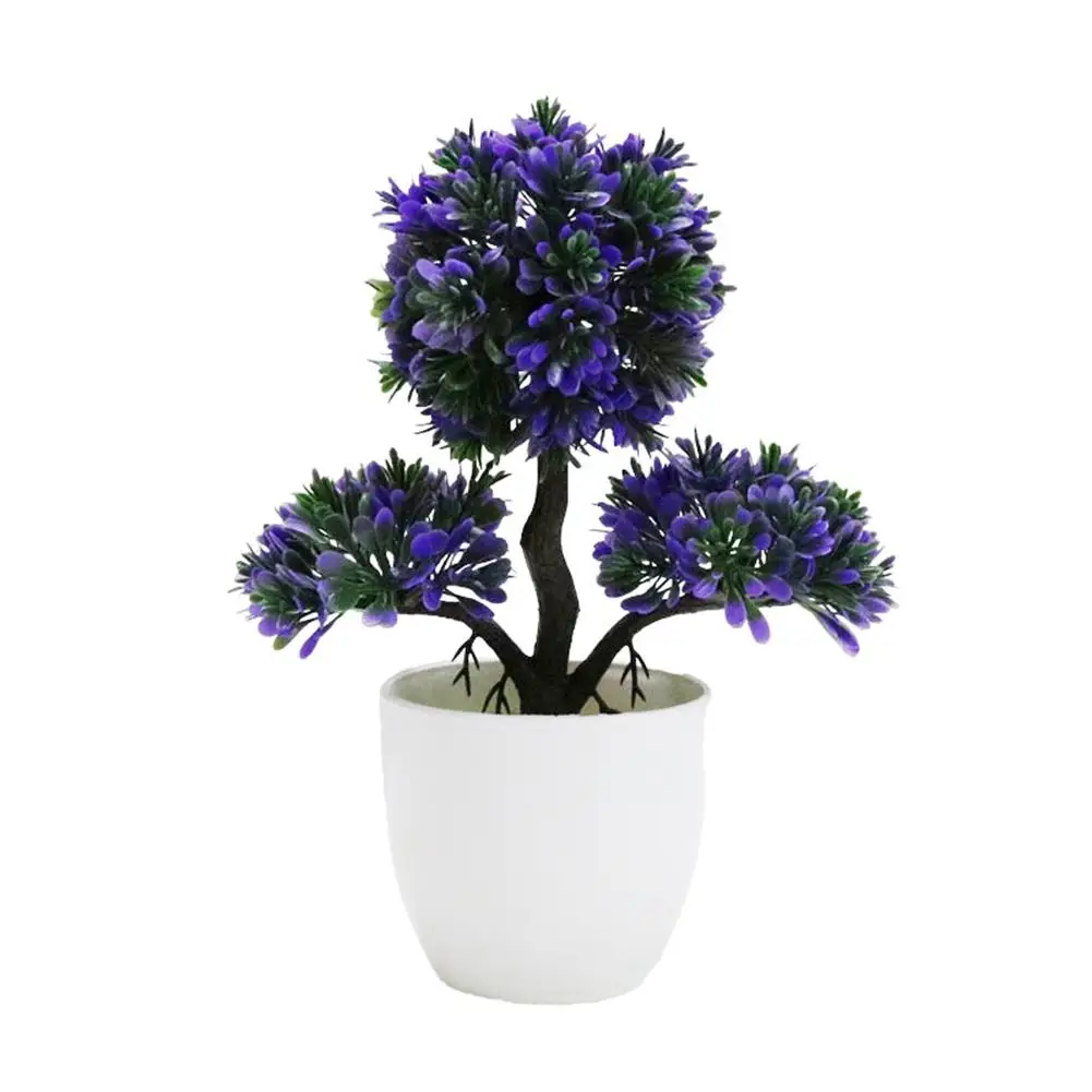 Potted Plant Accessory Artificial Plastic Guest-Greeting Pine For Home Useful