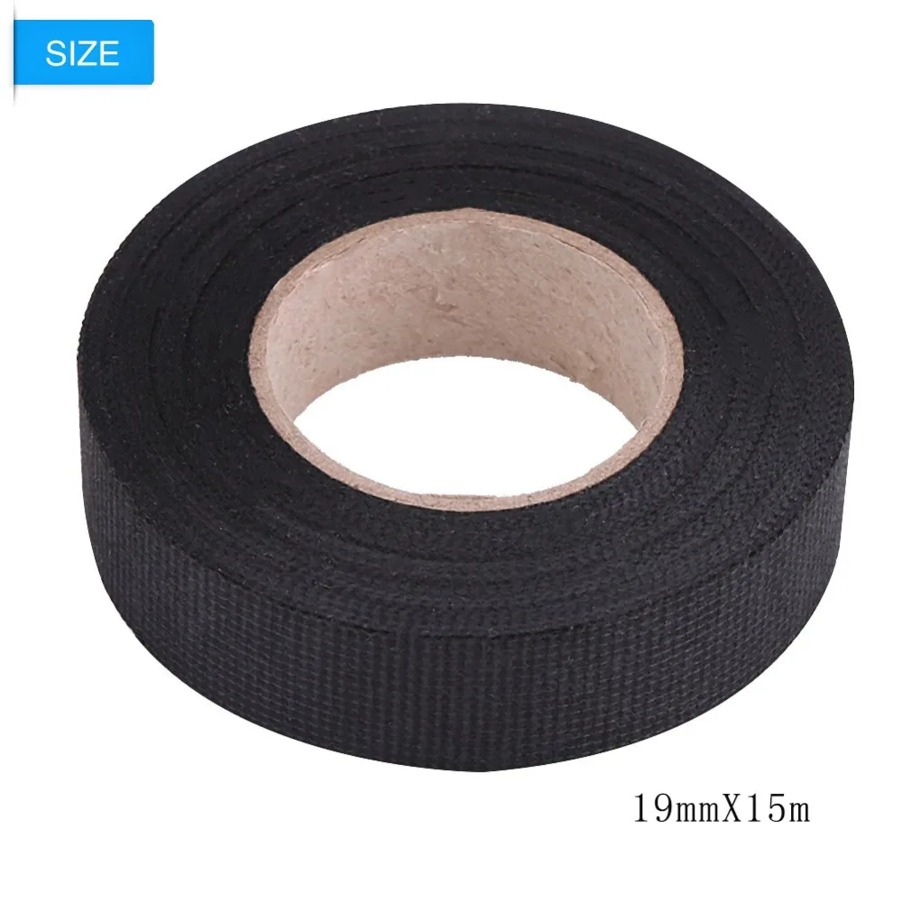 MultiPurpose Car Self Adhesive Anti Squeak Rattle Felt Automotive Wiring Harness Tape 19mmX15m/32mmX11.5m/9mmX25m Car tape 3