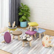 Kleine Hockey Und Weise Domestic Tuch Kunst Kleine Sofa Hocker Wohnzimmer Tee Tisch Kurze Kreative Wenig Bank Hocker Für Kinder