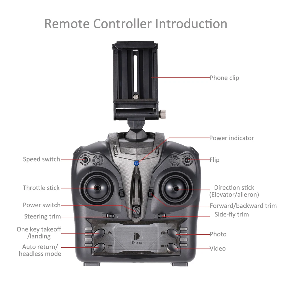 Yizhan iDrone I5HW Deformation Drones With Camera Foldable Drone Rc Helicopter Remote Control Toys For Selfie Drone Mini Dron  Yizhan iDrone I5HW Deformation Drones With Camera Foldable Drone Rc Helicopter Remote Control Toys For Selfie Drone Mini Dron