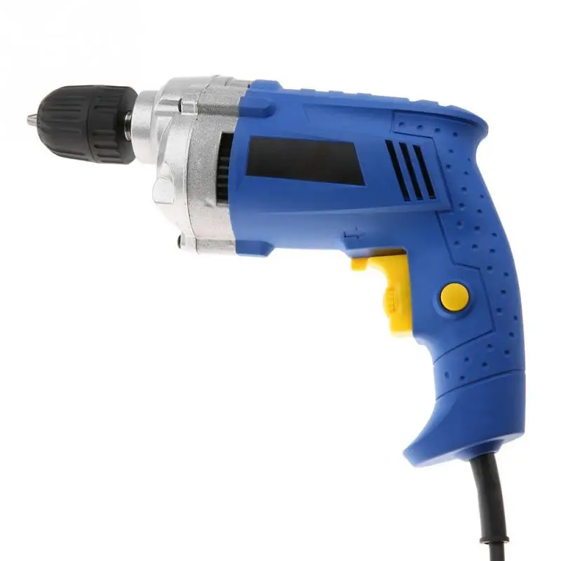 

Multifunctional Handle CW/CCW Copper Motor Handheld Electric Screwdriver Industrial Electric Drill Kit set CN Plug 220V Hot Sale