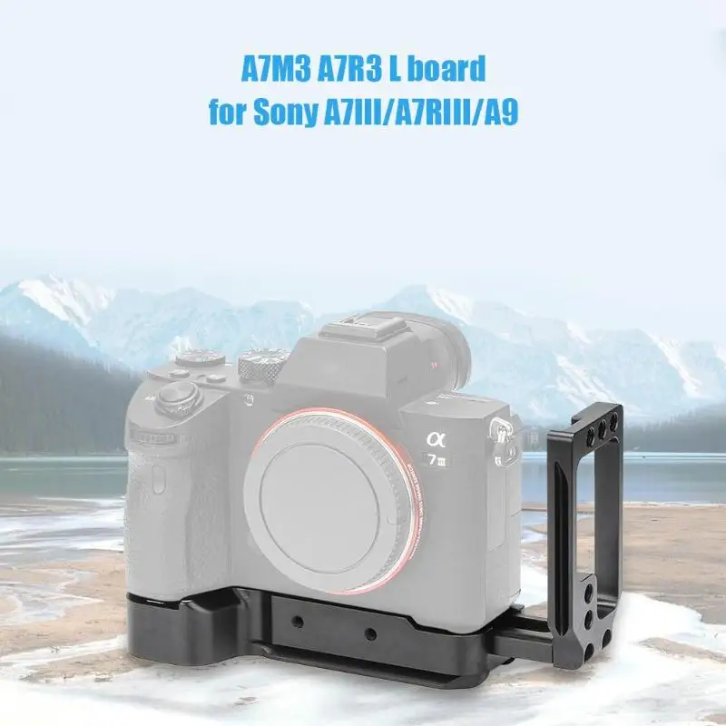 

A7M3 A7R3 L Plate L Bracket for Sony A7III/A7RIII/A9 Camera Quick Release Baseplate and Side Plate High Quality