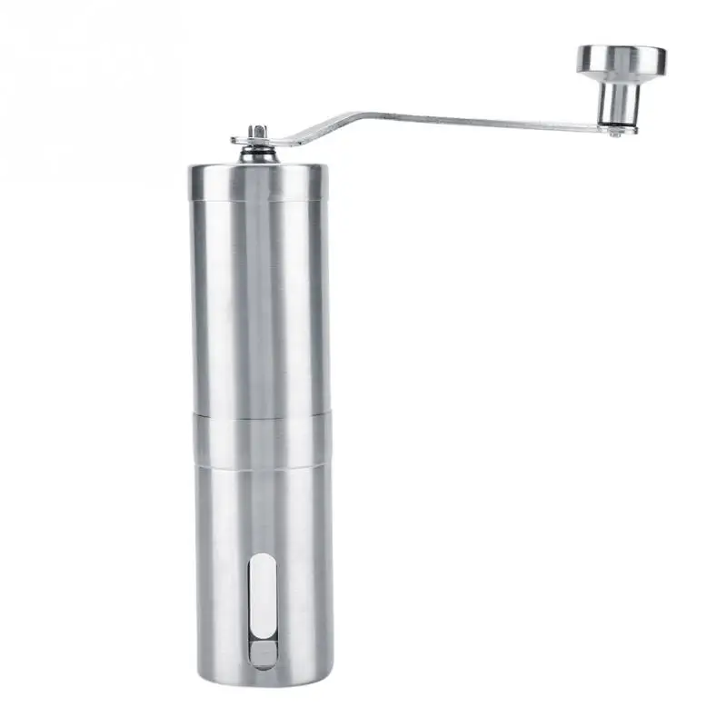 Coffee Grinder Stainless Steel Ceramic Burr Hand Crank Manual Coffee Grinder for Coffee Lovers Mini Hand Mill for Home Portable Coffee Grinder Stainless Steel Ceramic Burr Hand Crank Manual Coffee Grinder for Coffee Lovers Mini Hand Mill for Home Portable