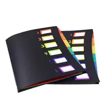 Простой Радужный цвет А4 держатель для документов сумка для хранения в офисе