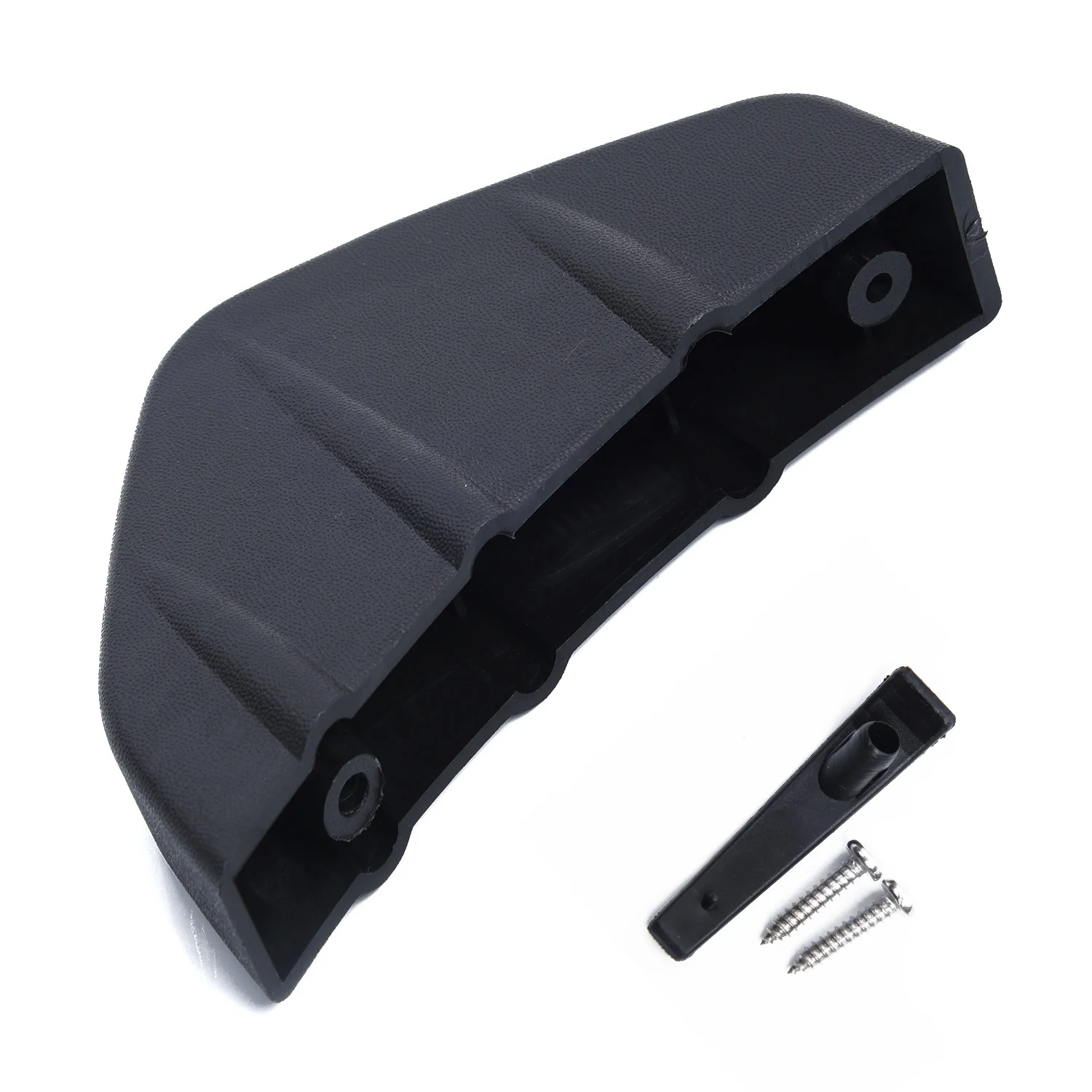 

4pcs Universal Black PVC Car Rear Bumper Spoiler SUV Rear Bumper Diffuser Molding Shark Fin Spoiler Protector Cover Anti-Crash