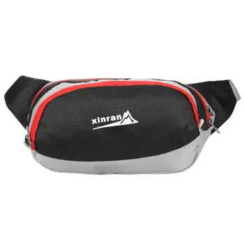 

Unisex Nylon Crossbody Bag Travel Waterproof Outdoor Wallet Waist Belt Pack Geometric Waist Packs Laser Chest Phone Pouch