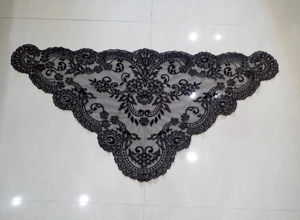 

Black Lace Veils Catholic Church Mass Chapel Lace mantilla Spanish Lace Mantilla
