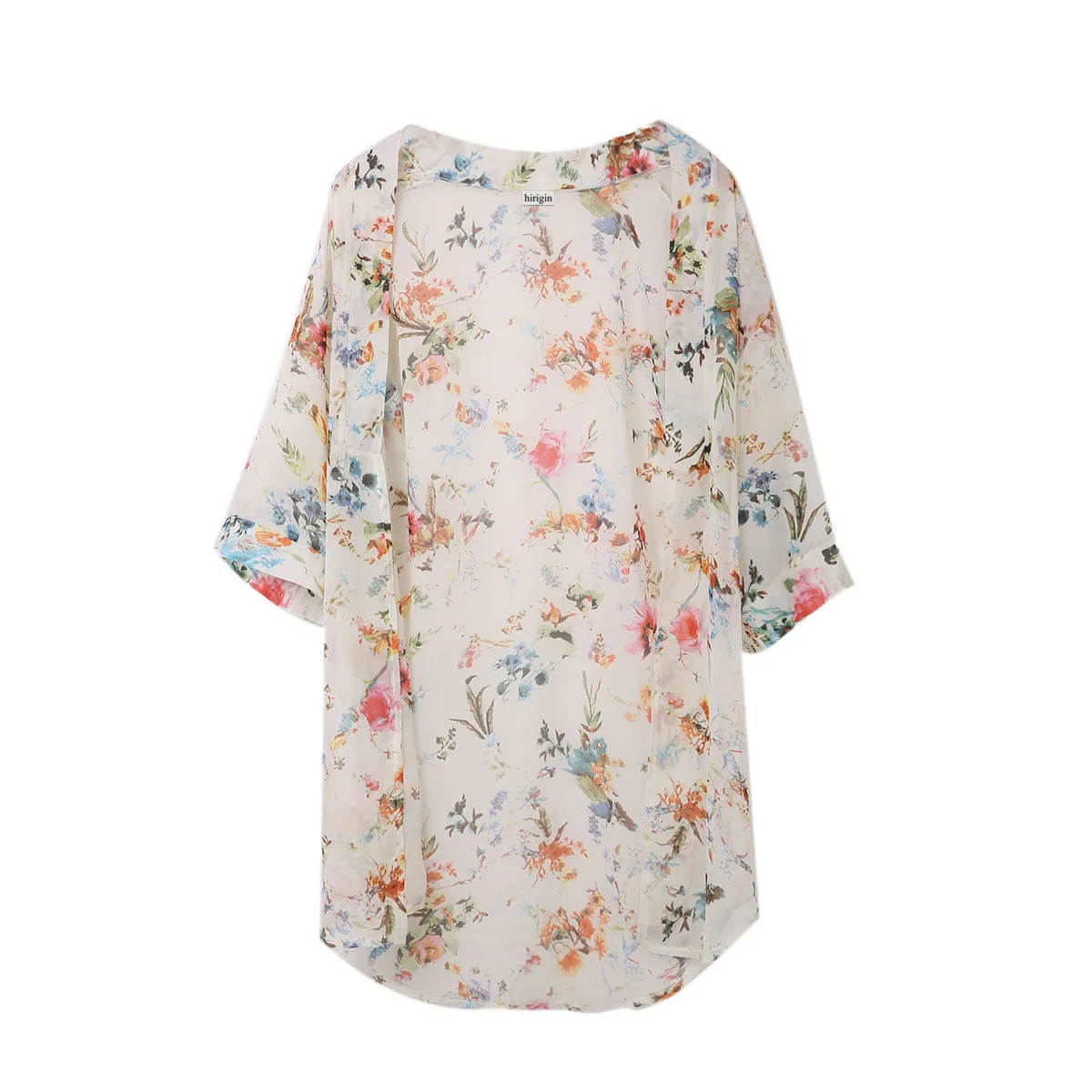 

Bikini Cover Up Floral Print Swimsuit Beach Dress Women 2019 Summer Ladies Cover-Ups Bathing Suit Beach Wear Tunic