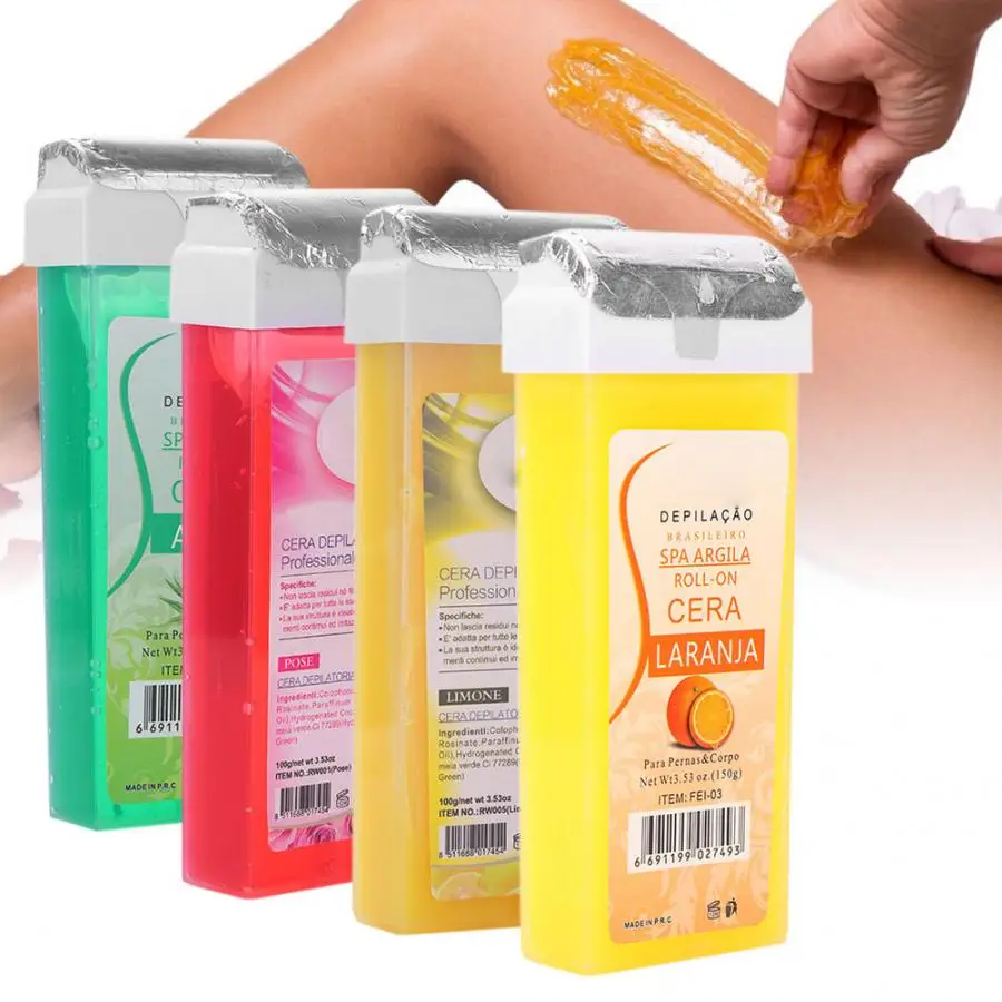 

100g Roller Depilatory Wax Lip Armpit Leg Arm Body Hair Removal Cream Beeswax Beauty Tool Hair remover Wax