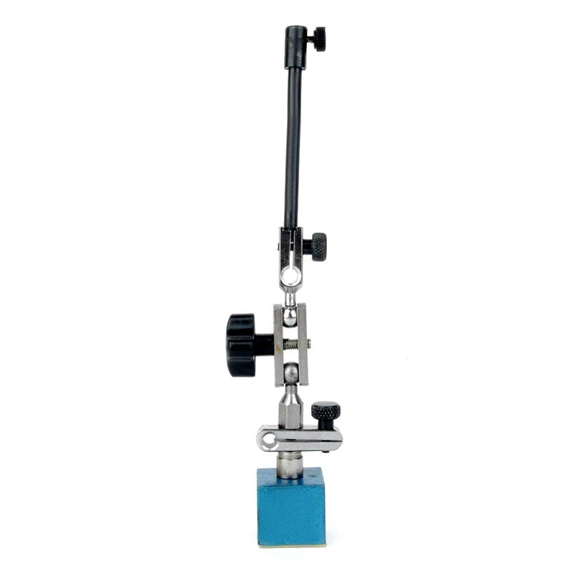 

1pc Flexible Level Dial Indicator Magnetic Base 215mm Test Gauge Rotary Magnetic Holder Stand`