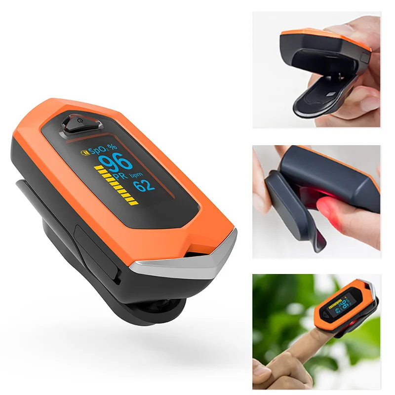 

Rechargeable Oximeter Finger Pulse blood oxygen Heart Rate Monitor Spo2 Sports Pulsioximetro Digital Counter Health Care