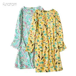 Korean Style New Women Cartoon pijama Nightgowns 100% Cotton Sleepshirts For Girls Spring Summer Nightwear Plus Size Tracksuit Korean Style New Women Cartoon pijama Nightgowns 100% Cotton Sleepshirts For Girls Spring Summer Nightwear Plus Size Tracksuit