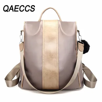 

2019 Luxury Backpacks Women Designer Female Back Pack Travel Shoulder Bag Solid School Bags For Girls Casual Daypack Female New