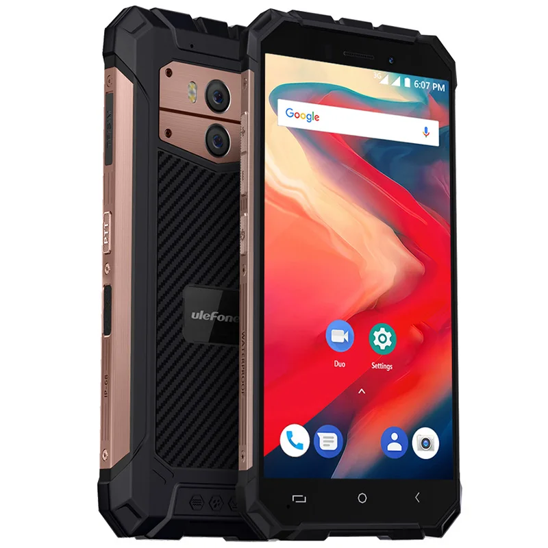 Ulefone Armor X2 3g смартфон 5 дюймов Android 8 1 MT6580 четырехъядерный 2 Гб ОЗУ 16 ПЗУ 13 0 МП + 5Мп 5500
