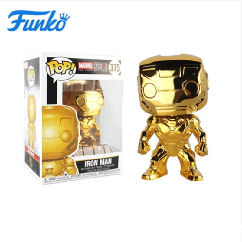 FUNKO POP! Виниловая кукла Marvel Железный человек на 10 годовщин день рождения ребенка