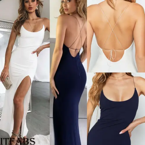 

2019 Womens Holiday Bandage Sleeveless Ladies Maxi Summer Boho Beach Backless Dress Sundress new