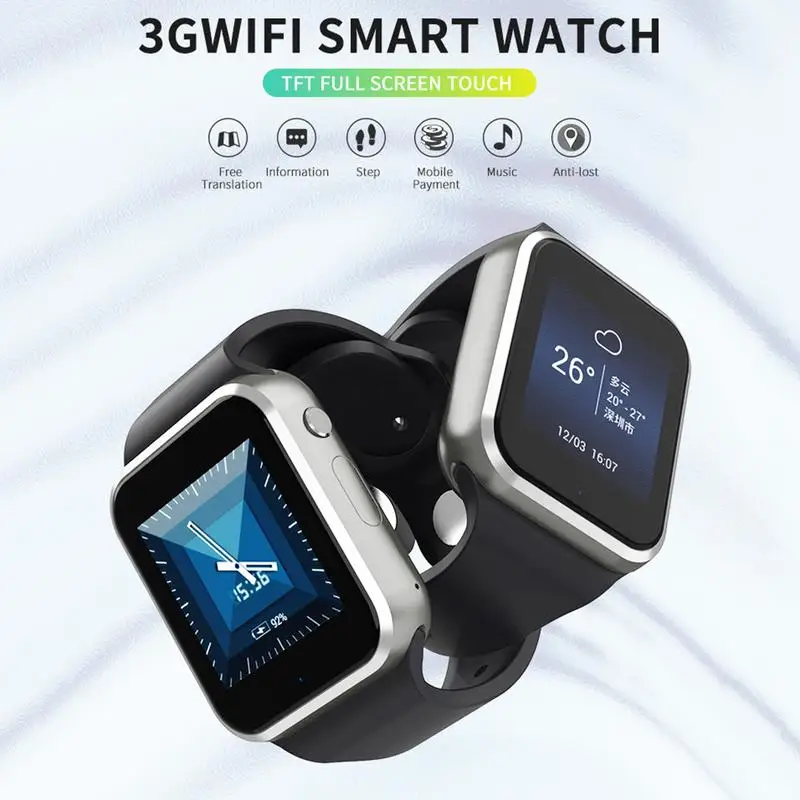 

Q10 3G TFT Color Touch Control Smart Watch Card Insert Call Waterproof Step Counter Camera GPRS Positioning Smart Watch