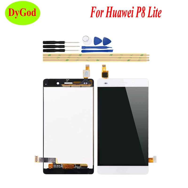 5 0 дюймов для Huawei P8 Lite ALE-L04 ALE-L21 ЖК-дисплей сенсорный полный дигитайзер запасная