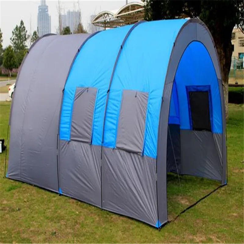 

Best Deal 8-10 People Waterproof Portable Travel Camping Hiking Double Layer Oxford Cloth High Strength Outdoor Tent