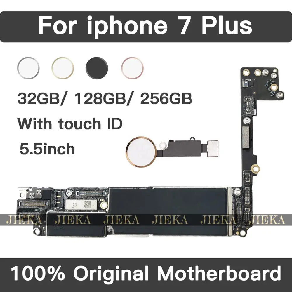 Оригинальная материнская плата с заводской разблокировкой для iPhone 7 Plus 5 дюйма Touch