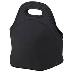 Мини-резинка ланч-мешок термопакеты для обеда охлаждающая сумка, сумка для еды черная