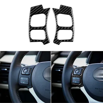 

Car Carbon Fiber Steering Wheel Control Buttons Cover Trim Fit For Lexus IS250 IS300 NX200 NX300 2013-2018