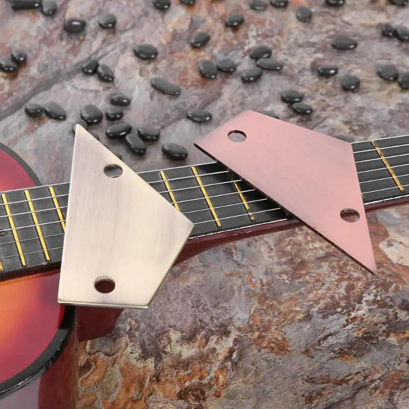 2 Hole Guitar Bass Fret Leveling Ruler Fret Rocker Fret Level Luthier