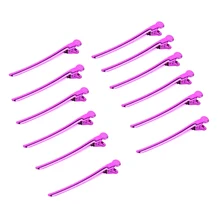 12 железных металлических парикмахерских секций крокодил зажимы для волос заколка