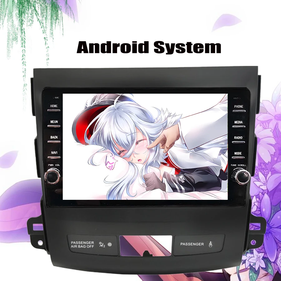 

8cores 8" Android 9.0 Car dvd radio GPS navi multimedia for Mitsubishi Outlander 2006 2007 2008 2009 2010 11 2012 2013 2014 map