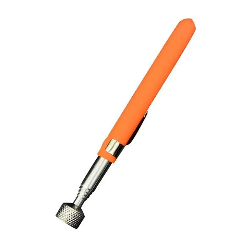 

Mini Portable Orange Handle Telescopic Magnetic Magnet Pen Capacity For Picking Up Bolt Extendable Pickup Rod Stick
