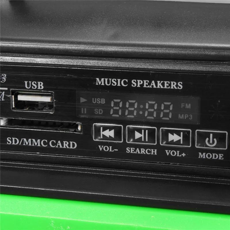 Солнечная панель система зарядки генератора + радио MP3 3 лампочки фонарик