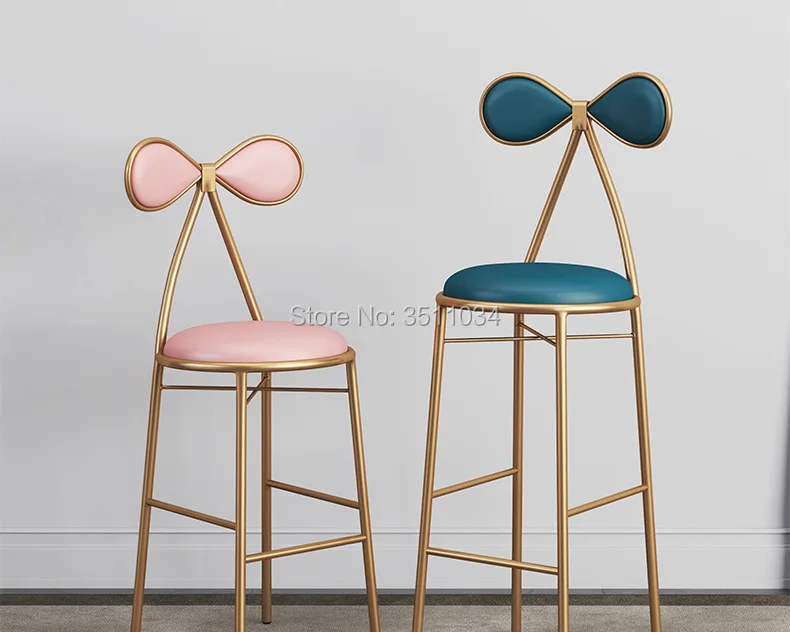 Butterfly bar chair Dressing table stool 45cm/65cm/75cm leisure chair, bar chair, iron chair, golden stool, modern dining chair, цена Butterfly bar chair Dressing table stool 45cm/65cm/75cm leisure chair, bar chair, iron chair, golden stool, modern dining chair, цены онлайн