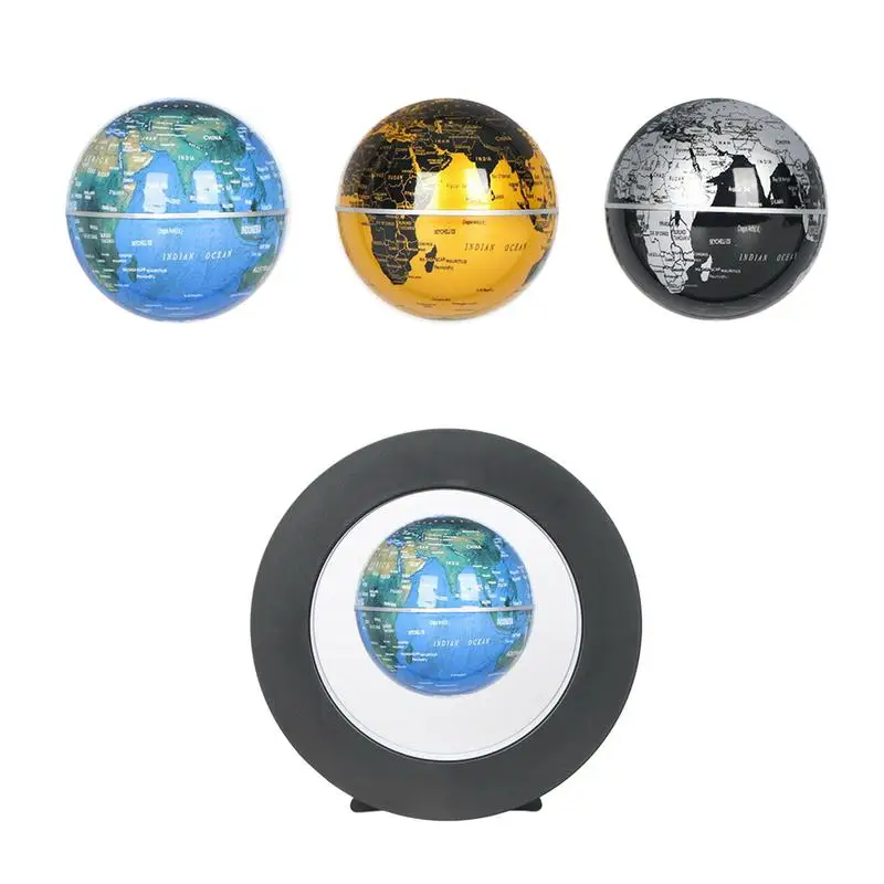 

School Supplies Levitation Anti Gravity Globe Magnetic Floating Globe World Map Teaching Resources Home Office Desk Decoration