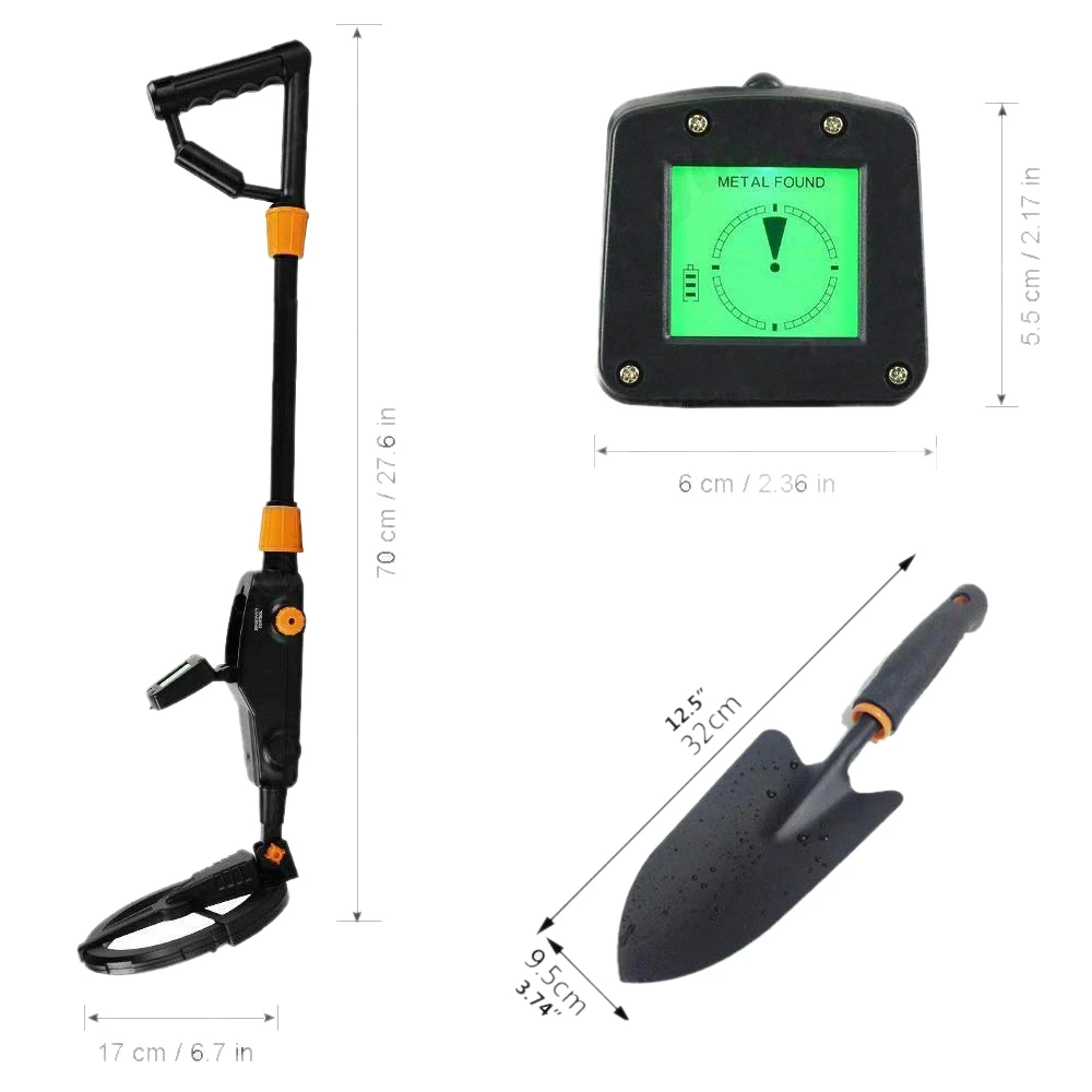 

WSFS Hot Professtional Metal Detector MD-1008A Advanced Kid's Gold Finder Treasure Hunter Pro Underground Metal Detector