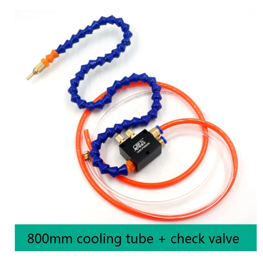 SHINA 1pc 800mm Mist Coolant Lubrication Spray System With Check Valve