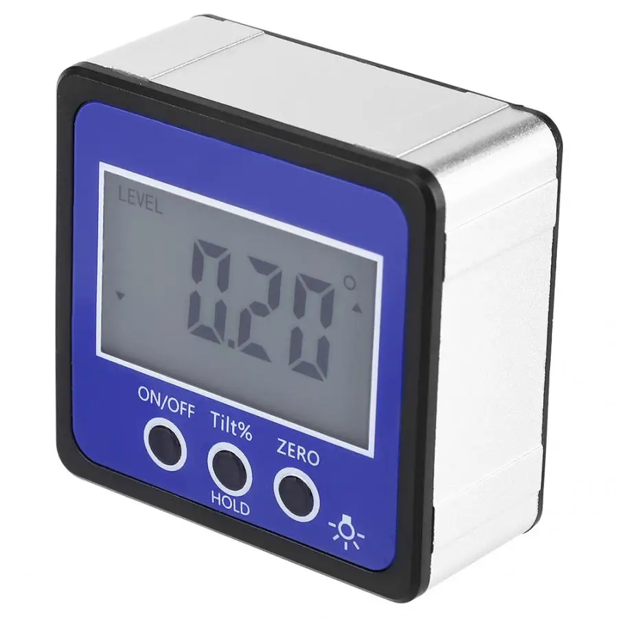 

Optometry Digital Protractor Inclinometer Leveling Instrument 4*90 Degree Magnetic Base Level Measuring Instruments